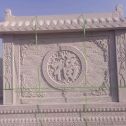汉中 芝麻白花岗岩屏风，照壁，影壁