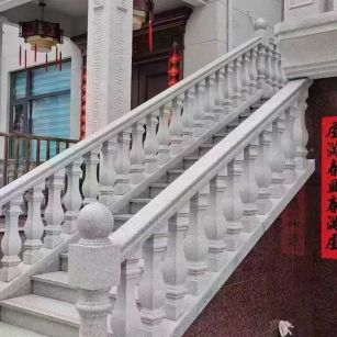 汉中 天然石材 阳台庭院护栏、栏杆