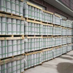 汉中 芝麻白挡车柱、阻车桩、隔离柱