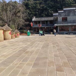 汉中仿古石铺装效果