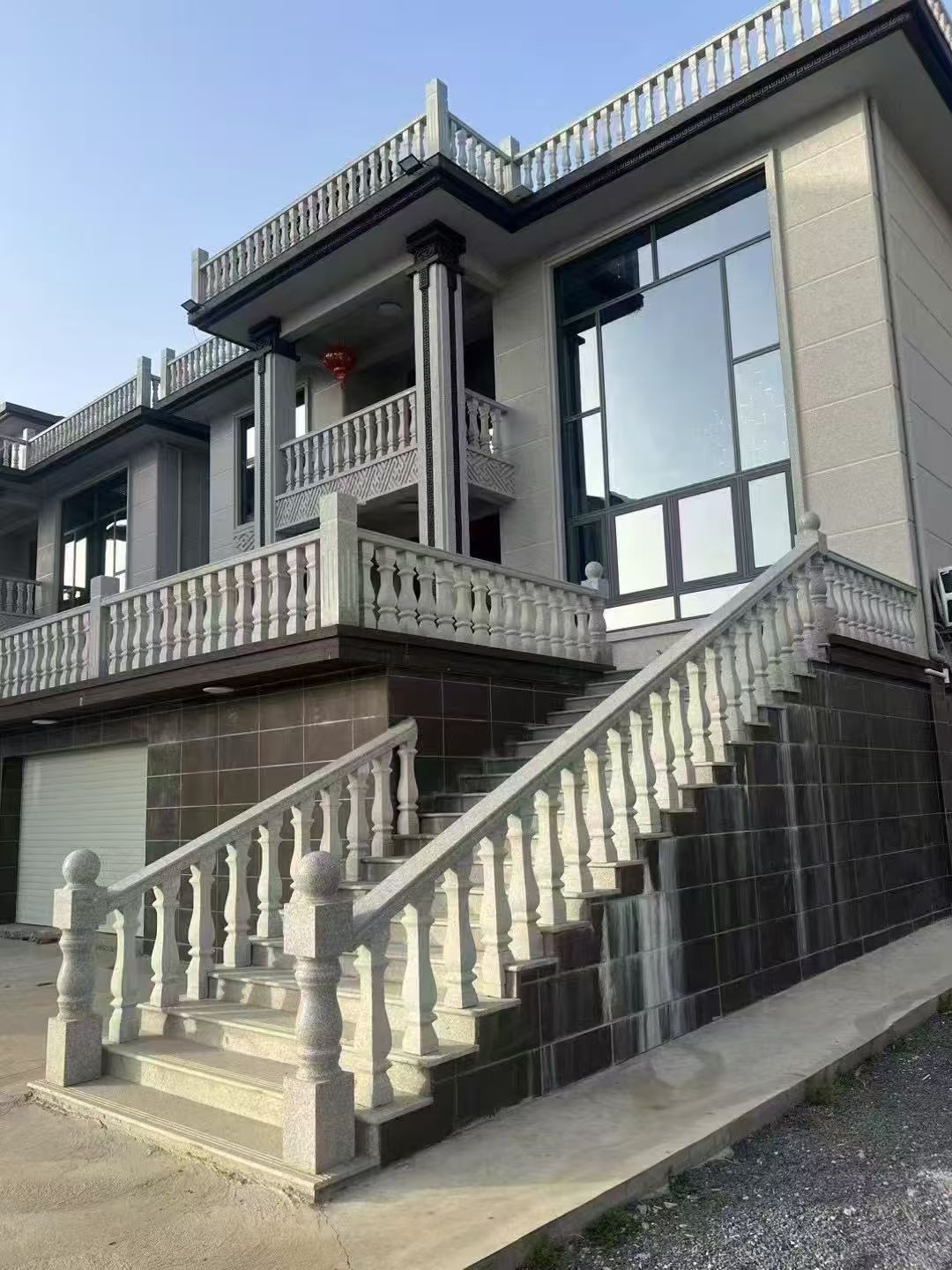 汉中 芝麻白别墅阳台栏杆，楼梯栏杆