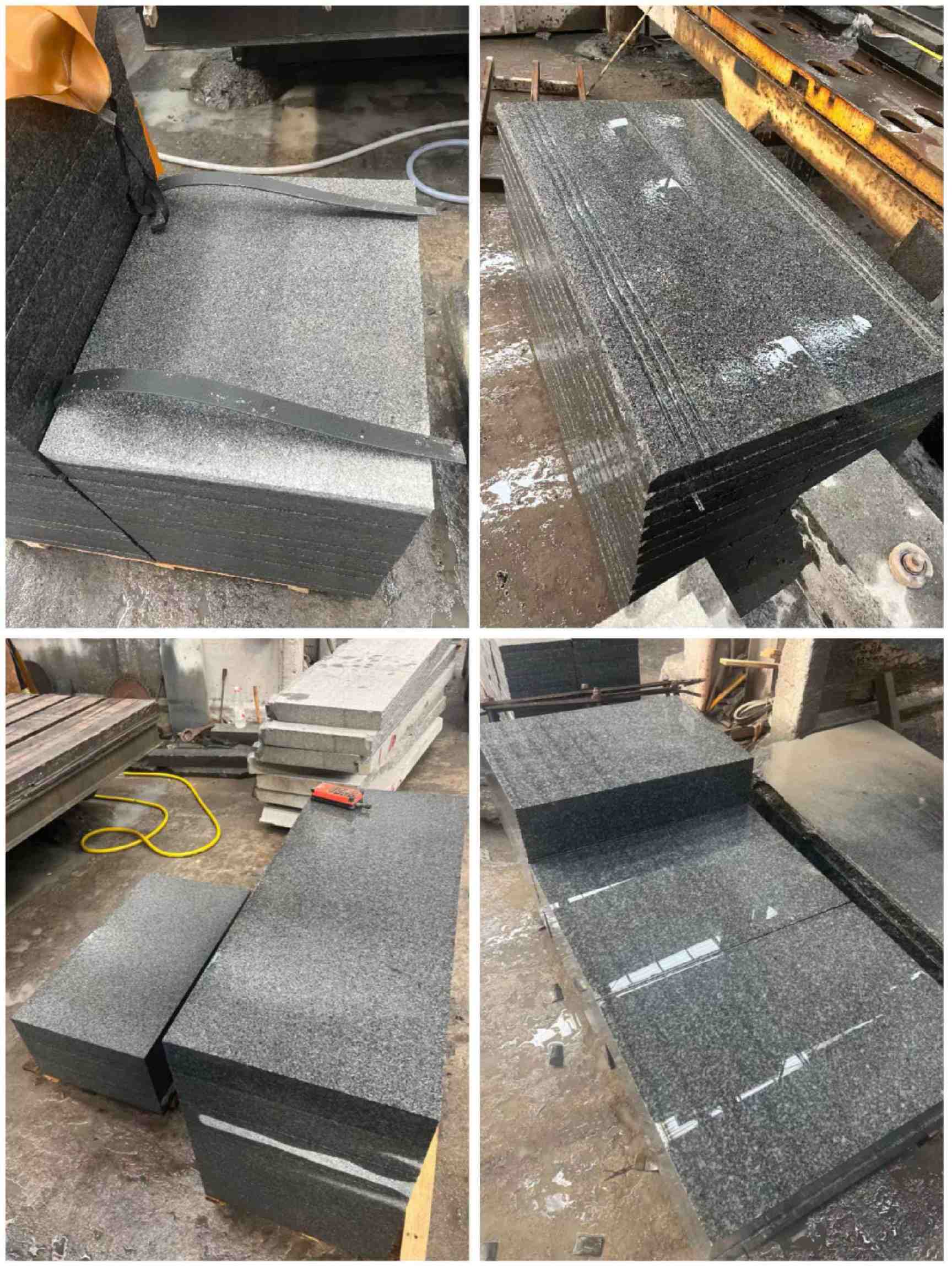 汉中 芝麻黑地铺石材