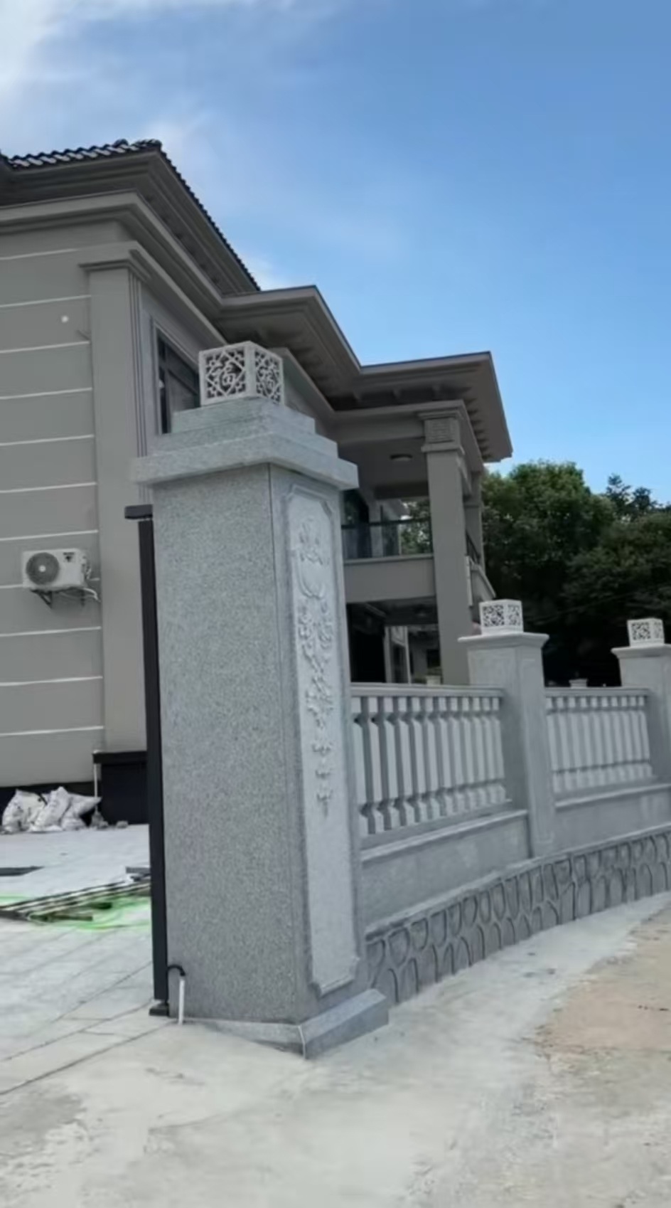汉中 芝麻白别墅围墙栏杆，私人订制