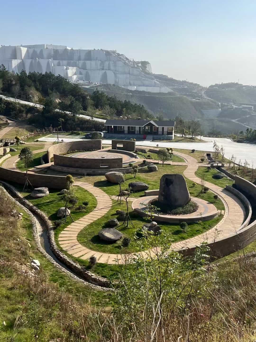 汉中仿古石铺装整体效果