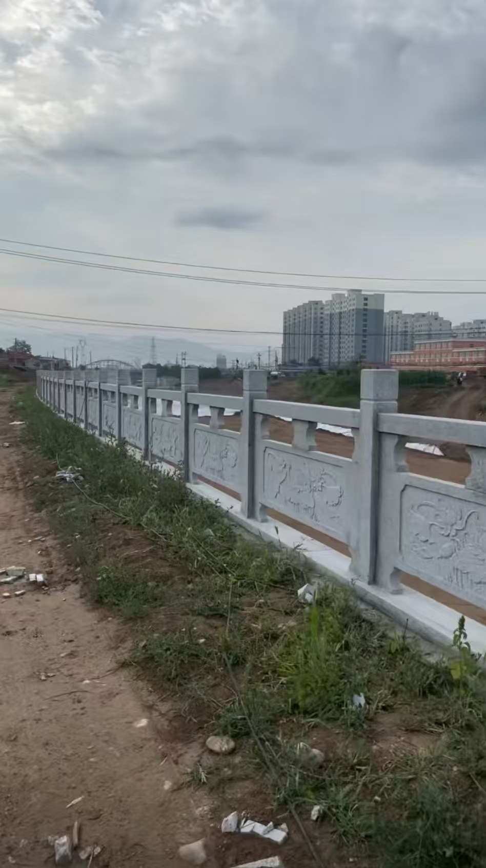 汉中 石材河道栏杆
