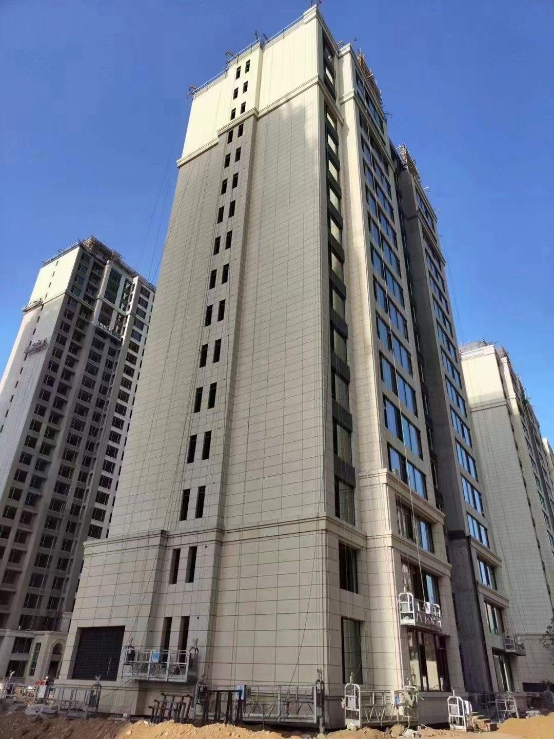 汉中黄金麻高端小区，外墙干挂