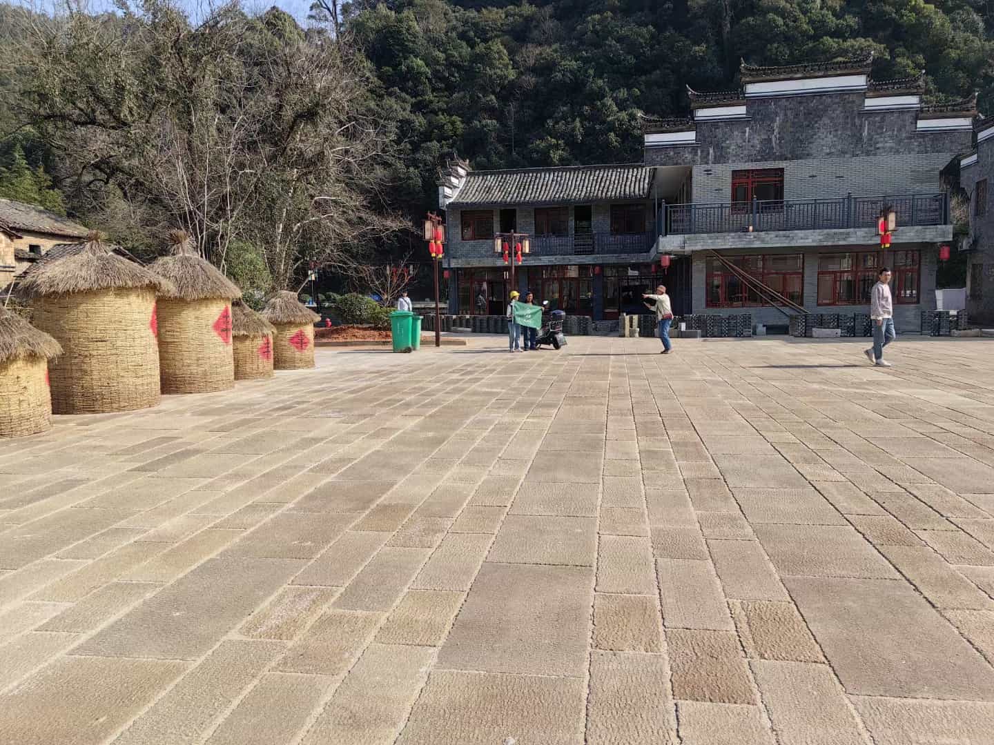 汉中仿古石铺装效果