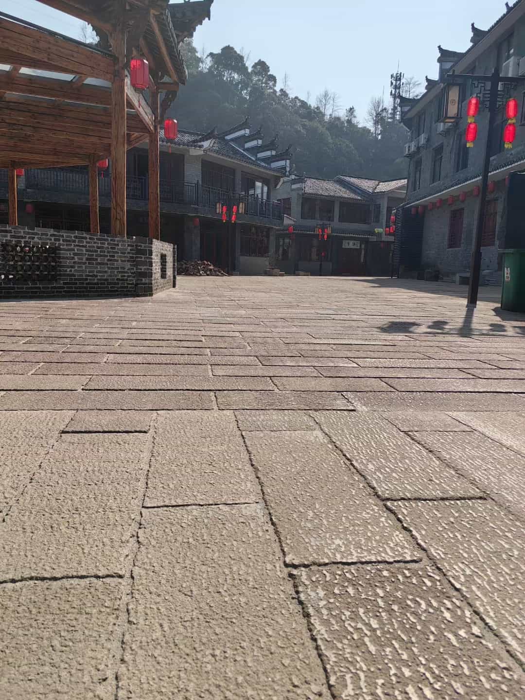 汉中仿古石铺装效果
