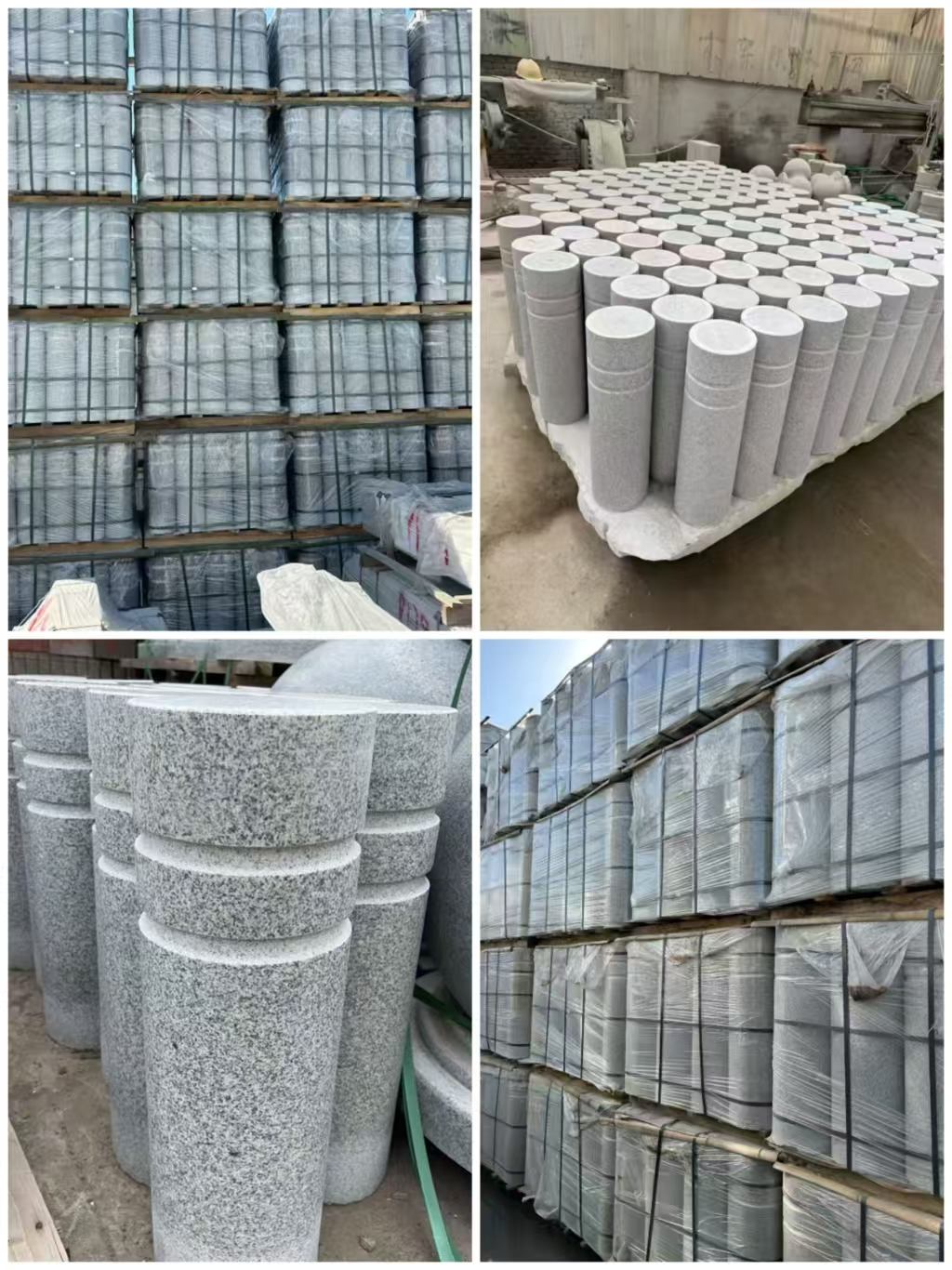 汉中 芝麻白花岗岩挡车柱、隔离柱多少钱